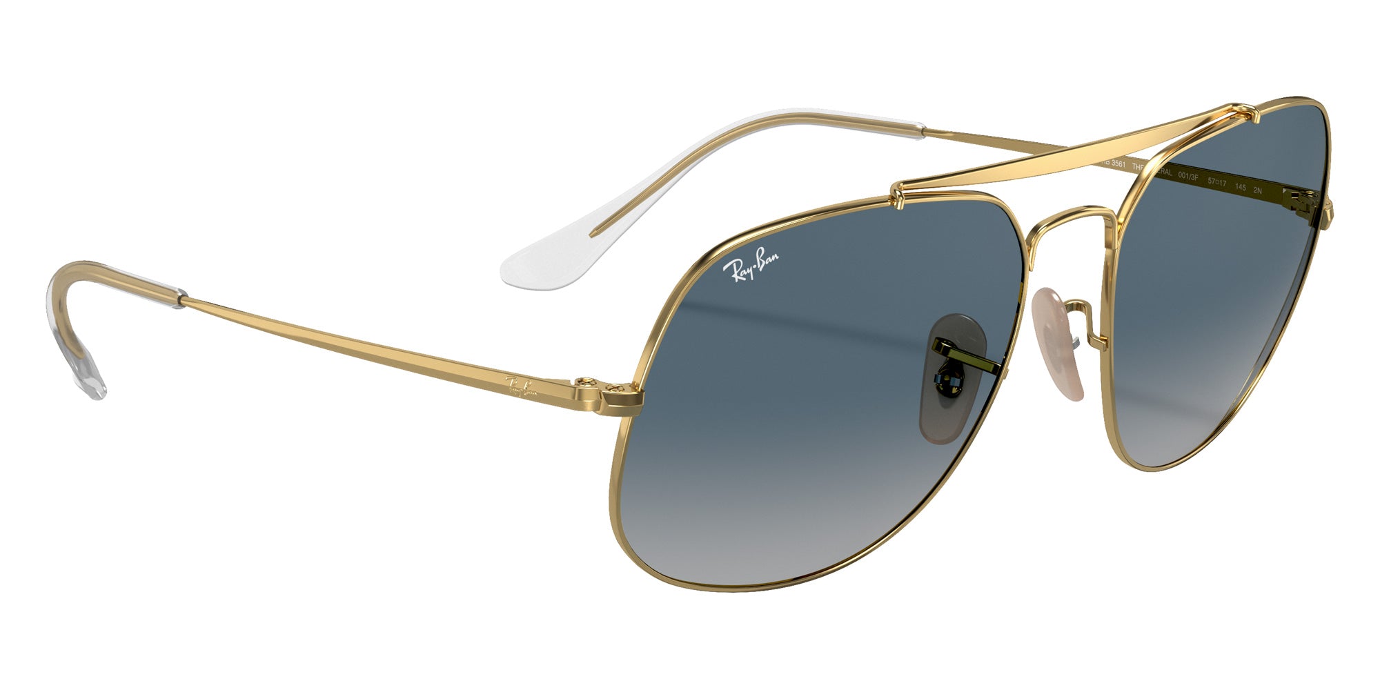 Ray-Ban RB3561 General 001/3F 57 - Arista Gold #id:rb35610013f_s:100120