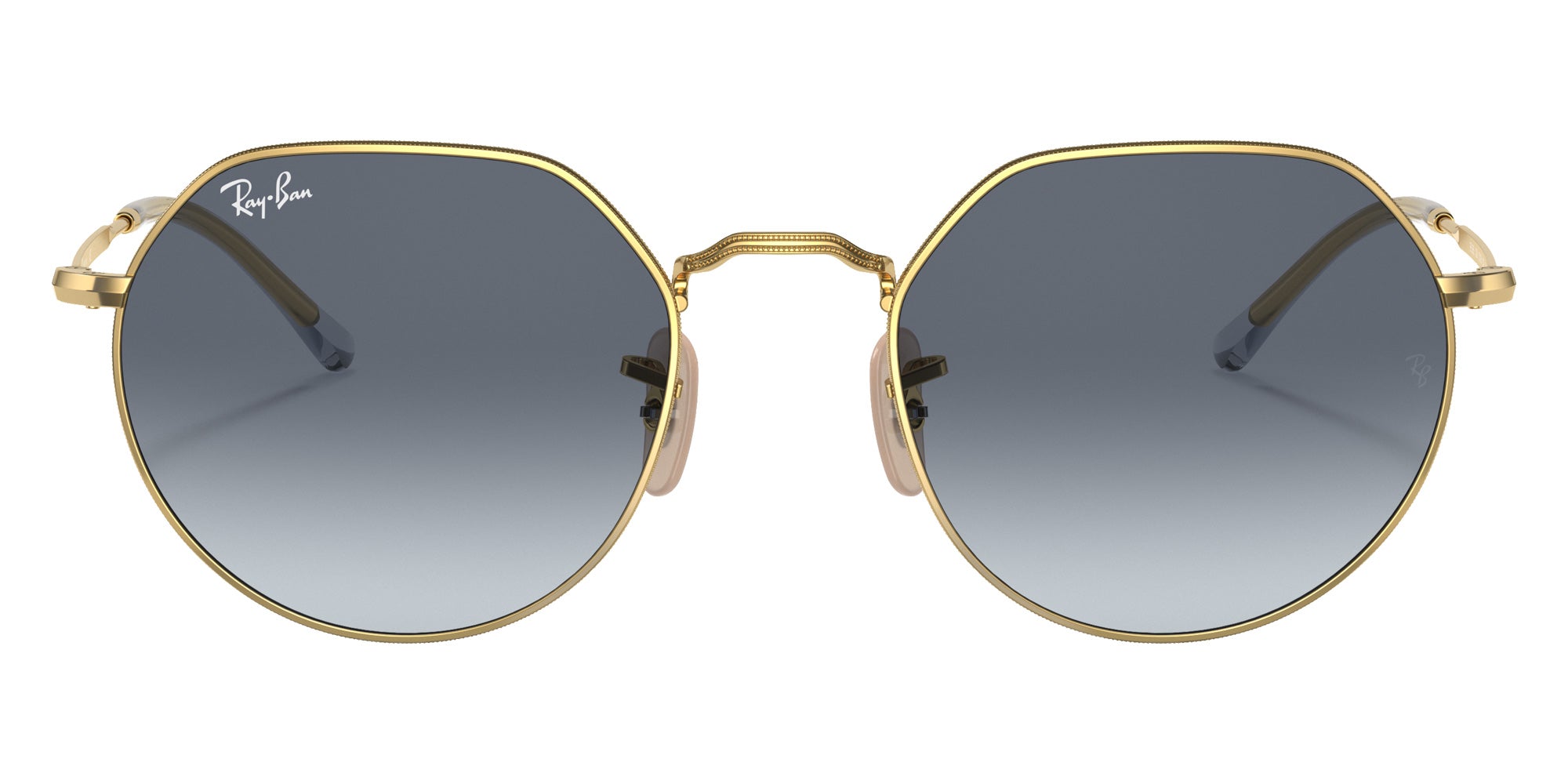 Ray-Ban RB3565 Jack 001/86 55 - Arista Gold / Blue/Gray #id:rb356500186_s:100100