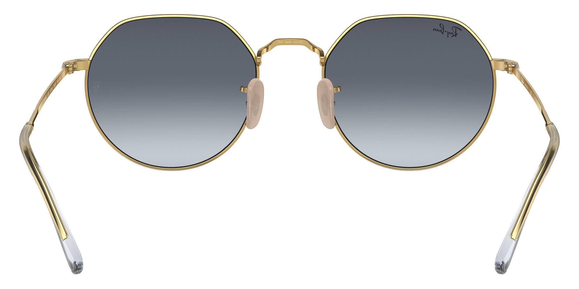 Ray-Ban RB3565 Jack 001/86 55 - Arista Gold / Blue/Gray #id:rb356500186_s:100115