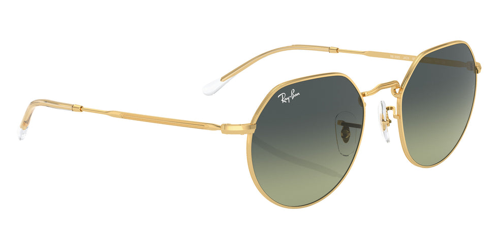 Ray-Ban RB3565 Jack 001/BH 51 - Arista Gold / Green Vintage #id:rb3565001bh_s:102120
