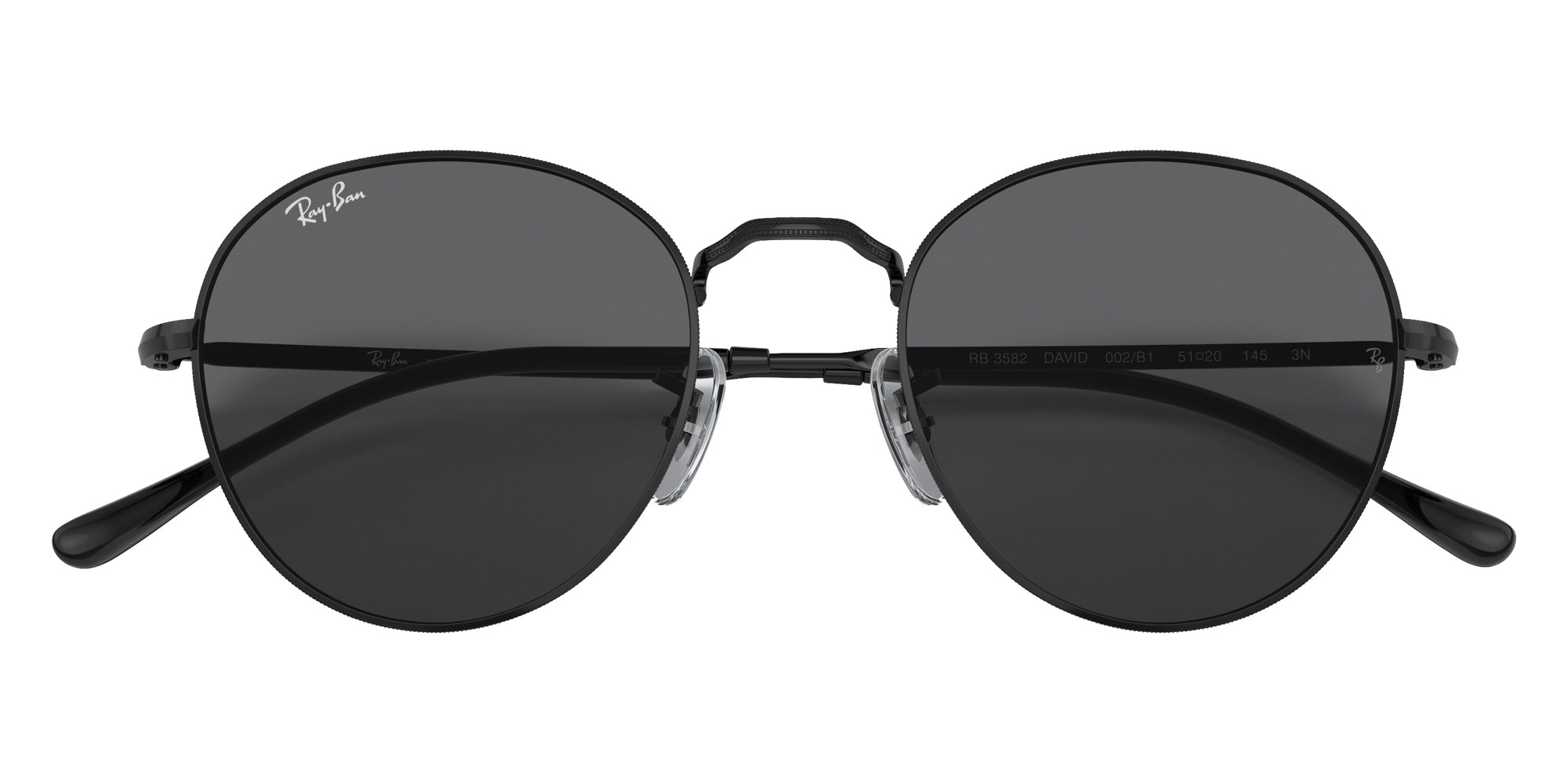 Ray-Ban RB3582 David 002/B1 53 - Black / Dark Gray #id:rb3582002b1_s:100125