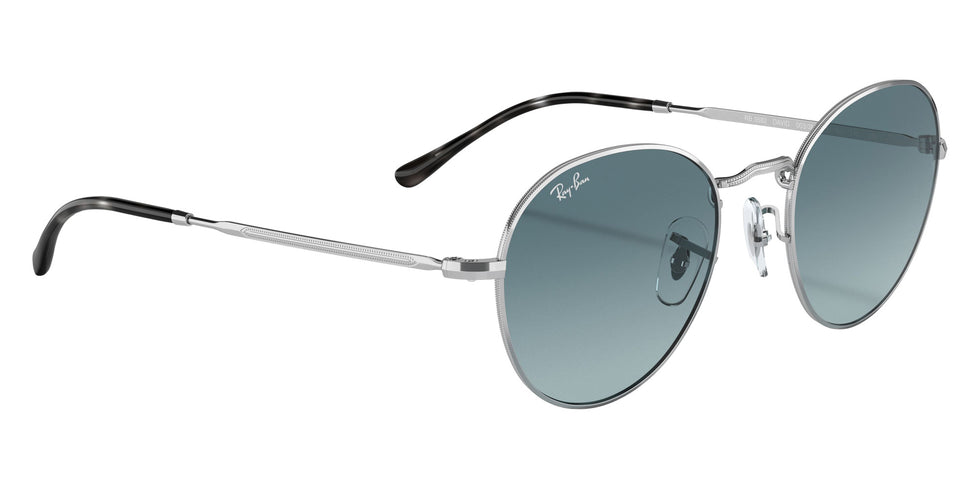 Ray-Ban RB3582 David 003/3M 53 - Silver / Blue/Gray #id:rb35820033m_s:100120