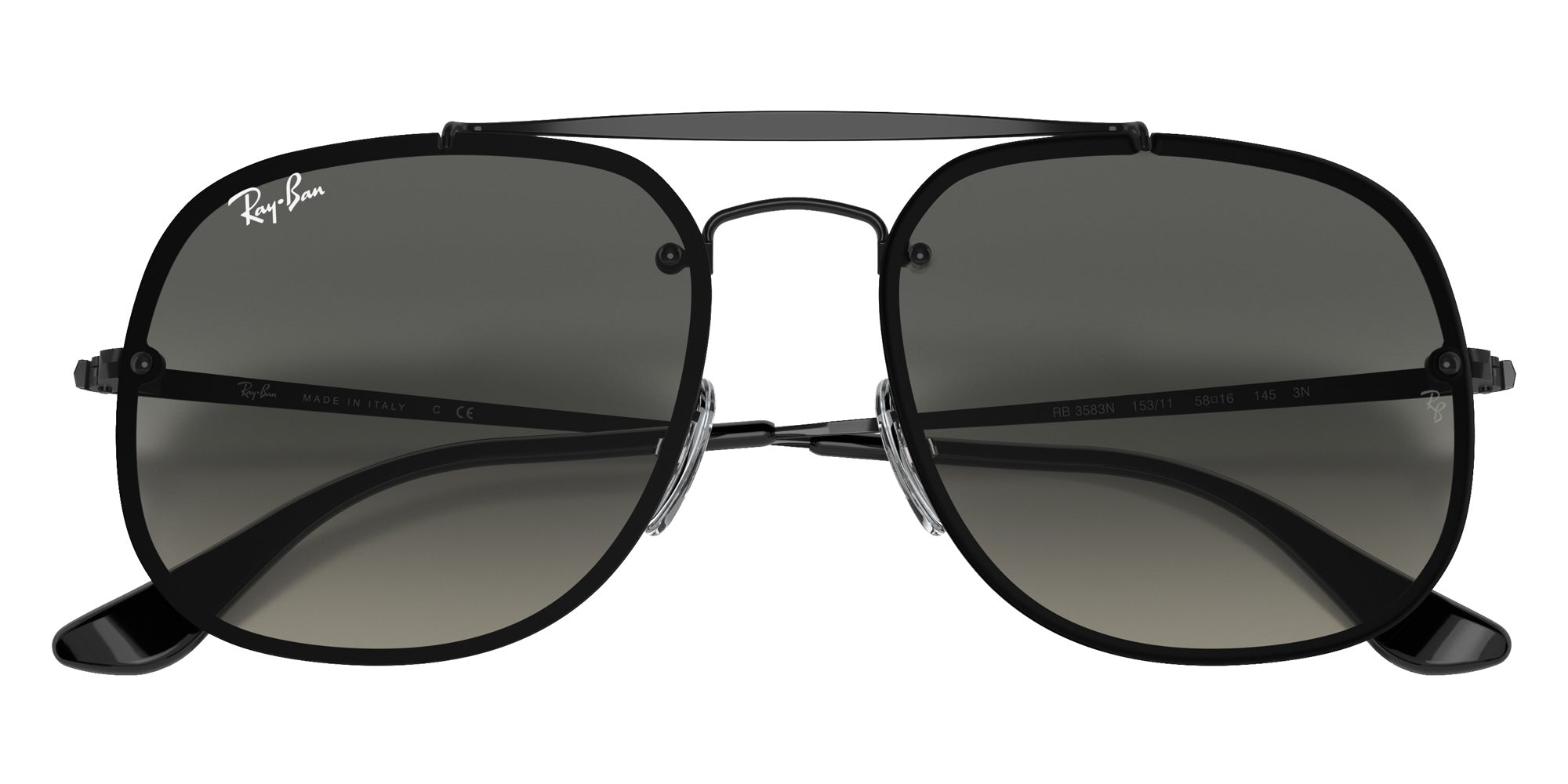 Ray-Ban RB3583N Blaze General 153/11 58 - Black / Gray #id:rb3583n15311_s:100125