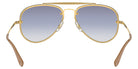 Ray-Ban RB3584N Blaze Aviator 001/19 58 - Arista Gold / Light Blue Gradient #id:rb3584n00119_s:100115