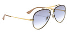 Ray-Ban RB3584N Blaze Aviator 001/19 58 - Arista Gold / Light Blue Gradient #id:rb3584n00119_s:100120