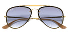 Ray-Ban RB3584N Blaze Aviator 001/19 58 - Arista Gold / Light Blue Gradient #id:rb3584n00119_s:100125