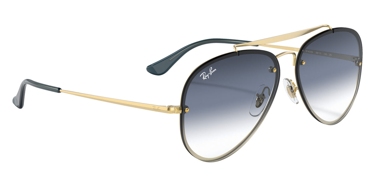 Ray-Ban RB3584N Blaze Aviator 91400S 58 - Gold / Blue & Gray Mirrored #id:rb3584n91400s_s:100120