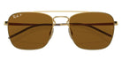 Ray-Ban RB3588 925083 55 - Arista Gold / Dark Brown Polarized #id:rb3588925083_s:100120