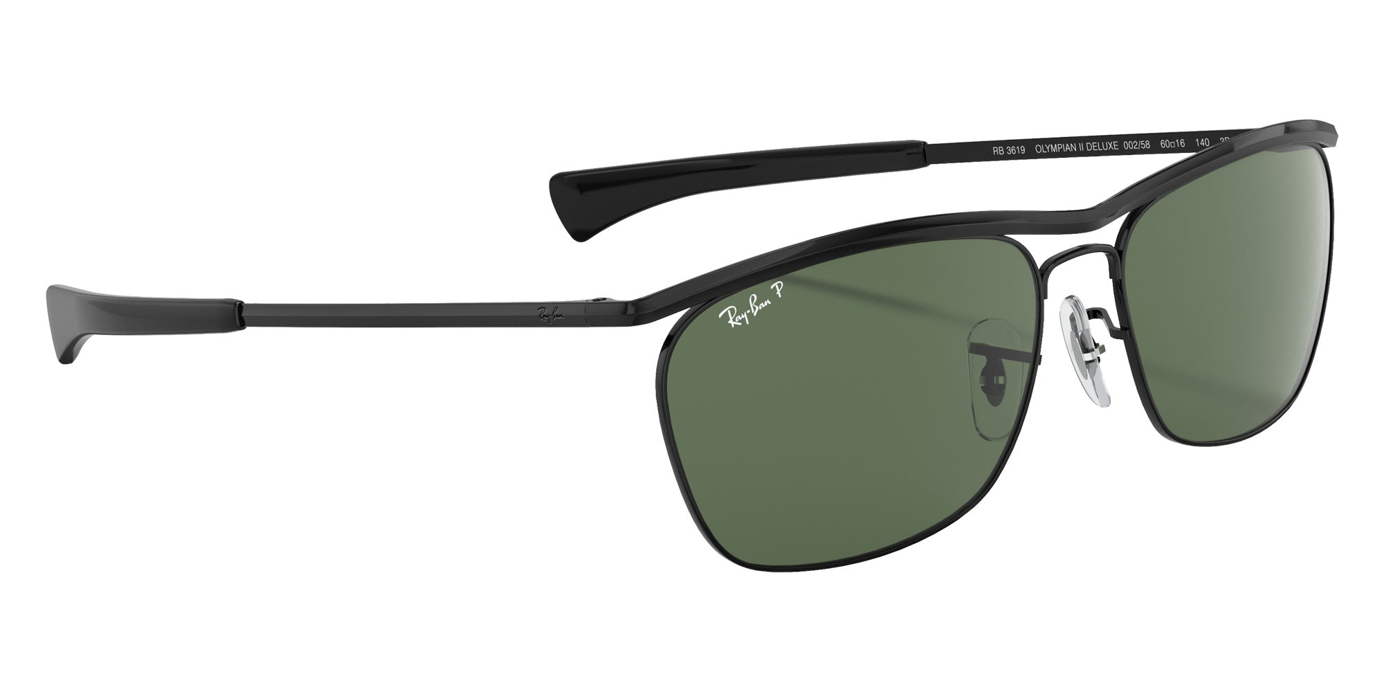 Ray-Ban RB3619 Olympian II Deluxe 002/58 60 - Black #id:rb361900258_s:100120