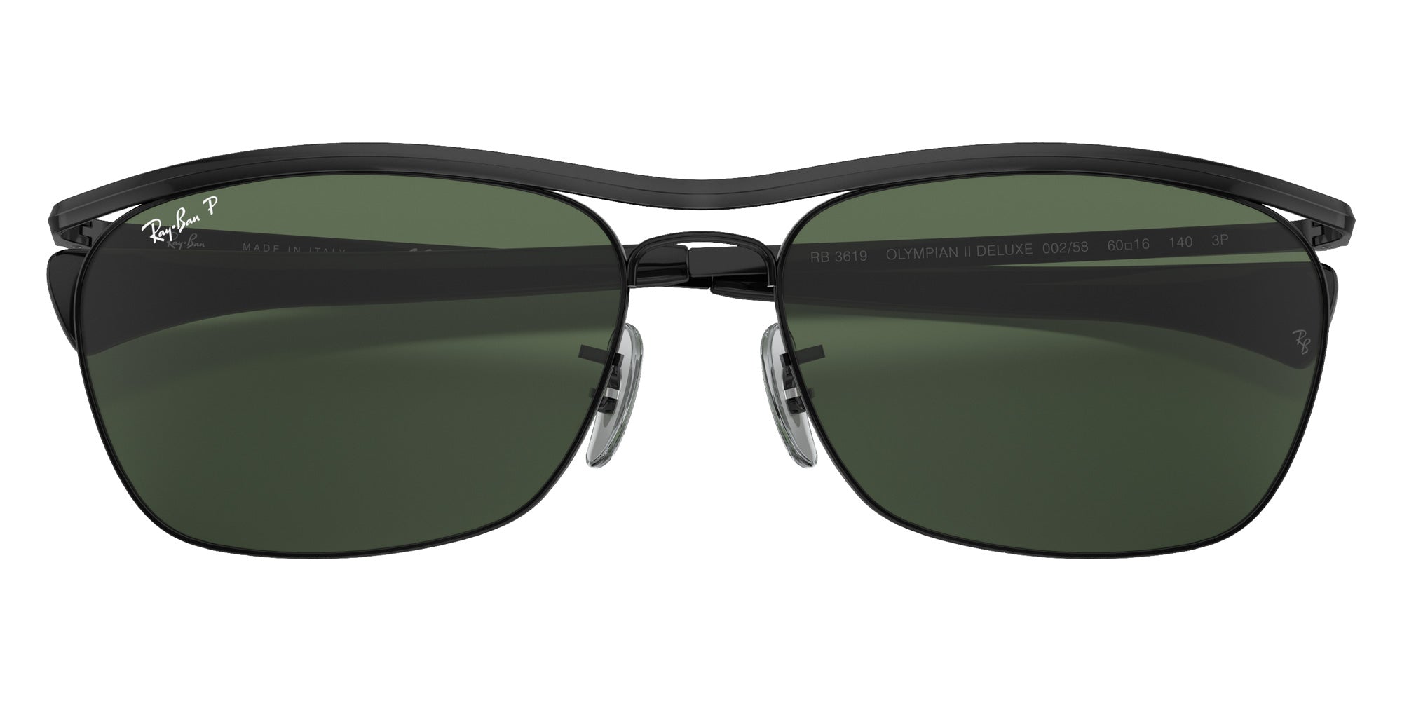 Ray-Ban RB3619 Olympian II Deluxe 002/58 60 - Black #id:rb361900258_s:100125