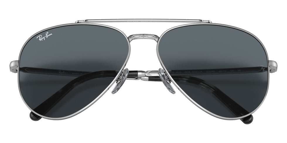 Ray-Ban RB3625 New Aviator 003/R5 55 - Silver / Blue #id:rb3625003r5_s:100125