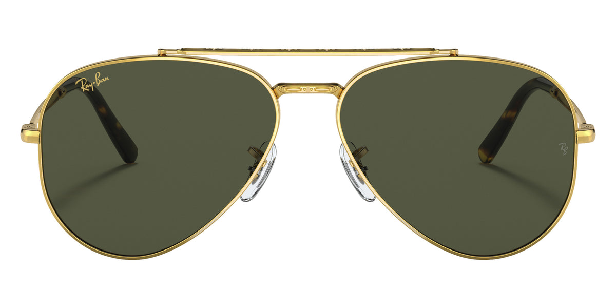 Ray-Ban RB3625 New Aviator 919631 55 - Gold / Green #id:rb3625919631_s:100100
