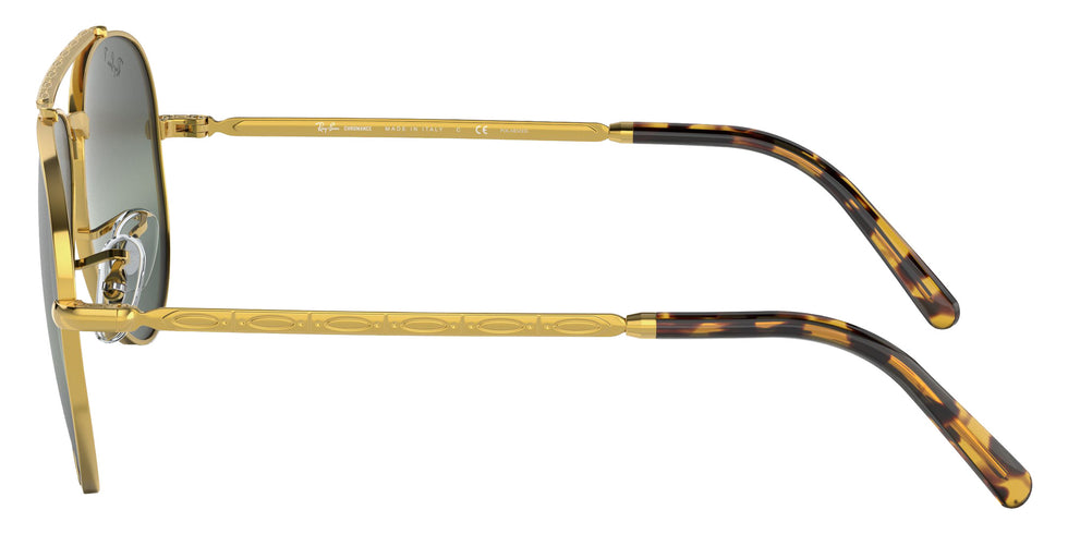 Ray-Ban RB3625 New Aviator 9196G6 55 - Gold / Silver/Blue Polarized+ Mirrored #id:rb36259196g6_s:100110