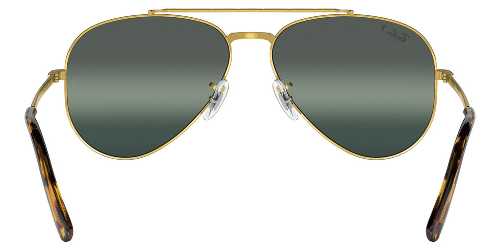 Ray-Ban RB3625 New Aviator 9196G6 55 - Gold / Silver/Blue Polarized+ Mirrored #id:rb36259196g6_s:100115