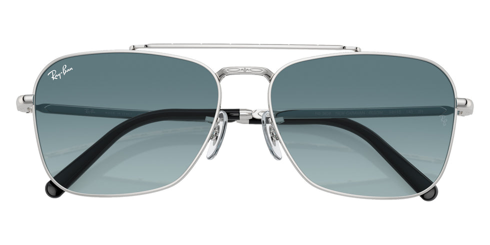 Ray-Ban RB3636 New Caravan 003/3M 55 - Silver / Blue/Gray #id:rb36360033m_s:106125