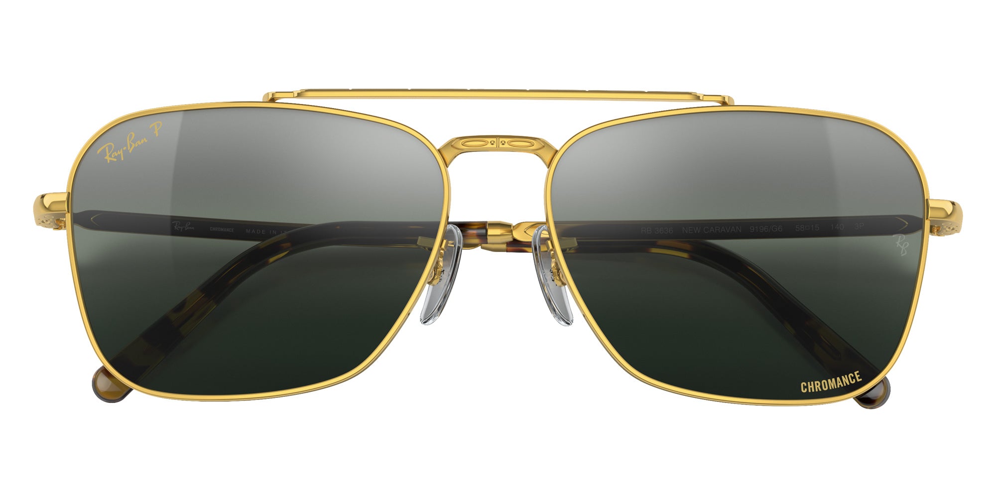 Ray-Ban RB3636 New Caravan 9196G6 58 - Gold #id:rb36369196g6_s:102125