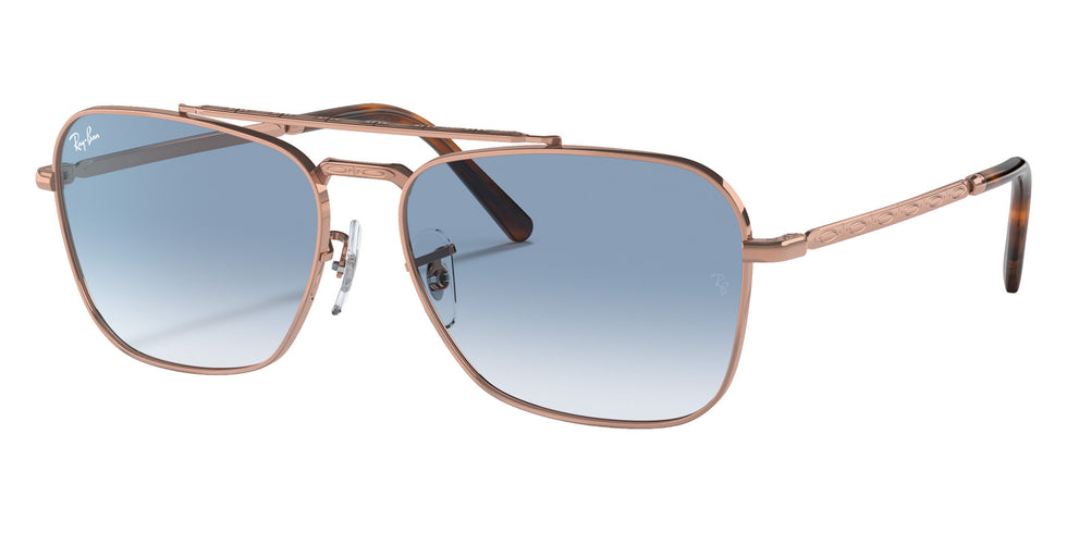 Ray-Ban RB3636 New Caravan 92023F 55 - Rose Gold / Light Blue #id:rb363692023f_s:112105