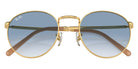 Ray-Ban RB3637 New Round 001/3F 50 - Arista Gold / Blue #id:rb36370013f_s:100125