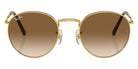 Ray-Ban RB3637 New Round 001/51 50 - Arista Gold / Light Brown #id:rb363700151_s:102100