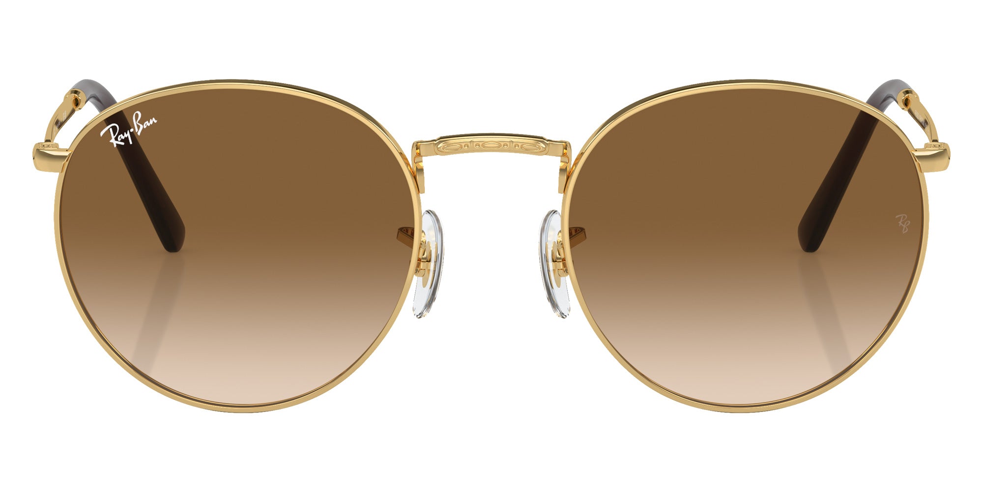 Ray-Ban RB3637 New Round 001/51 50 - Arista Gold / Light Brown #id:rb363700151_s:102100