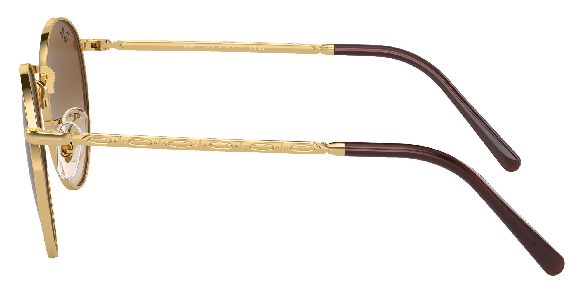 Ray-Ban RB3637 New Round 001/51 50 - Arista Gold / Light Brown #id:rb363700151_s:102110