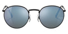 Ray-Ban RB3637 New Round 002/G1 47 - Black / Green Mirrored Blue #id:rb3637002g1_s:104100