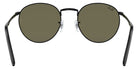 Ray-Ban RB3637 New Round 002/G1 47 - Black / Green Mirrored Blue #id:rb3637002g1_s:104115