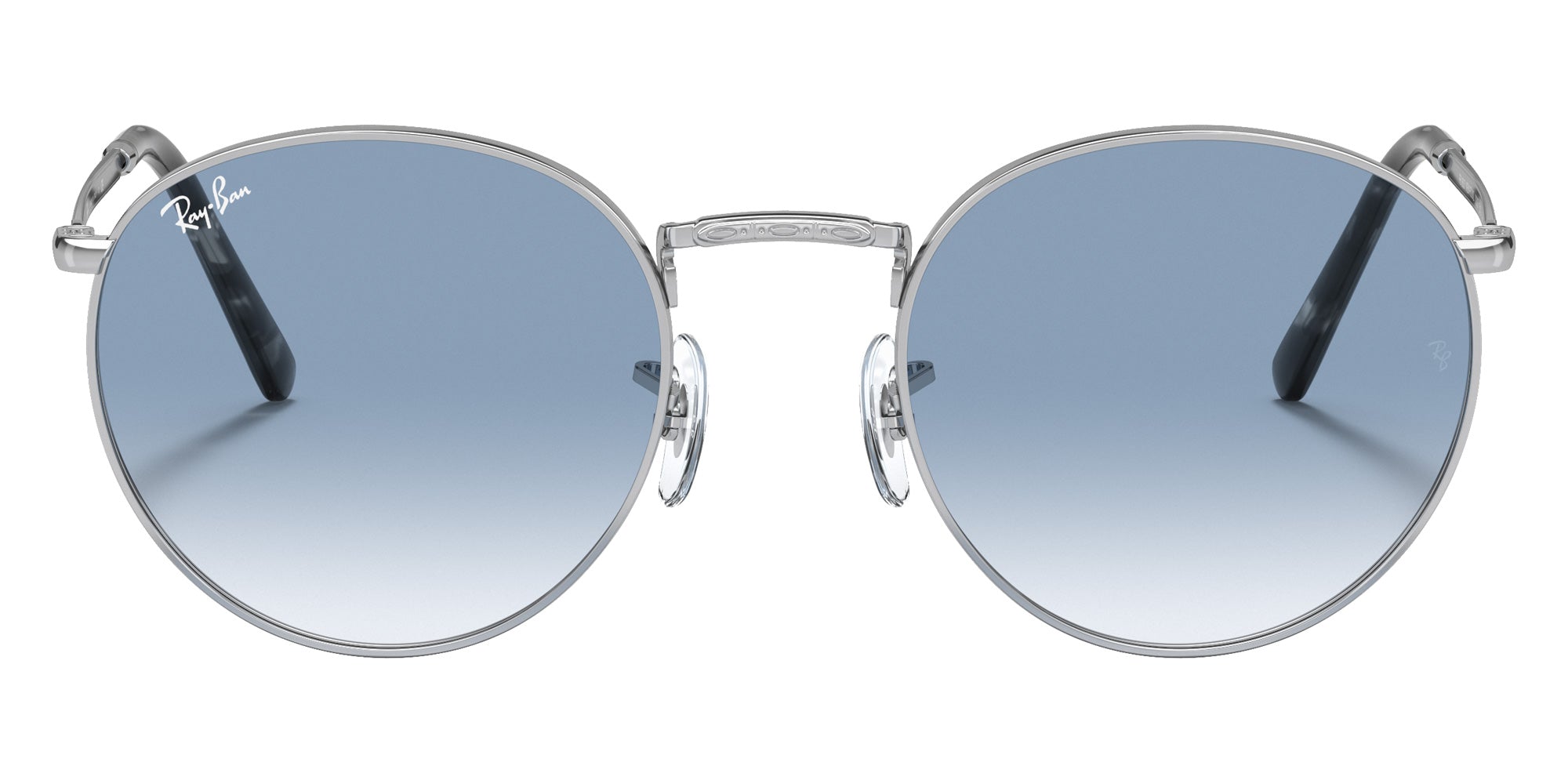 Ray-Ban RB3637 New Round 003/3F 53 - Silver / Clear Gradient Blue #id:rb36370033f_s:100100