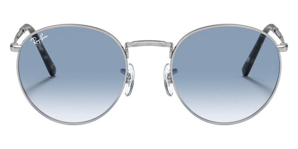 Ray-Ban RB3637 New Round 003/3F 53 - Silver / Clear Gradient Blue #id:rb36370033f_s:100100