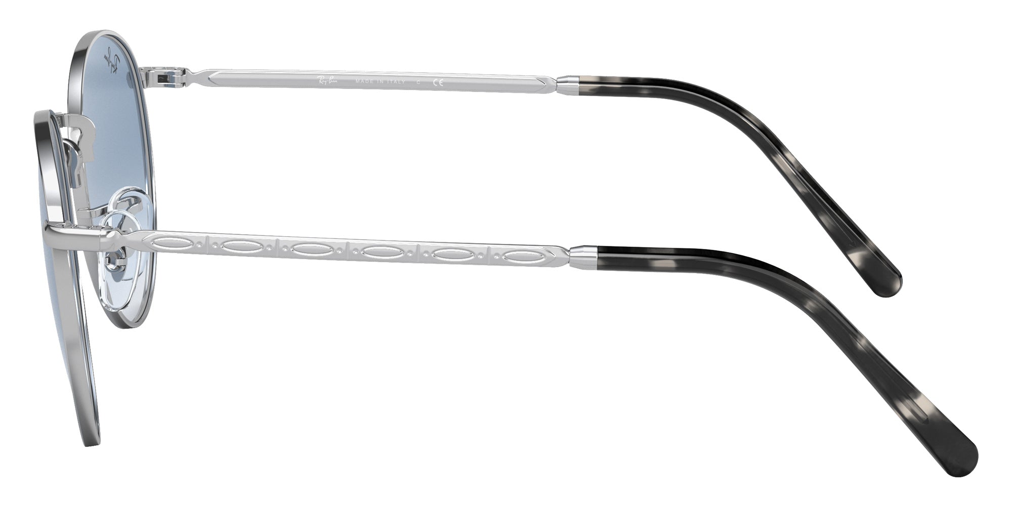 Ray-Ban RB3637 New Round 003/3F 53 - Silver / Clear Gradient Blue #id:rb36370033f_s:100110