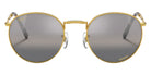 Ray-Ban RB3637 New Round 9196G3 50 - Gold / Silver/Gray Mirrored Polarized #id:rb36379196g3_s:106100