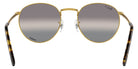 Ray-Ban RB3637 New Round 9196G3 50 - Gold / Silver/Gray Mirrored Polarized #id:rb36379196g3_s:106115