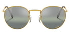 Ray-Ban RB3637 New Round 9196G4 50 - Gold / Silver/Green Mirrored Polarized #id:rb36379196g4_s:108100
