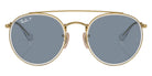 Ray-Ban RB3647N Round Double Bridge 001/02 51 - Arista Gold #id:rb3647n00102_s:100100