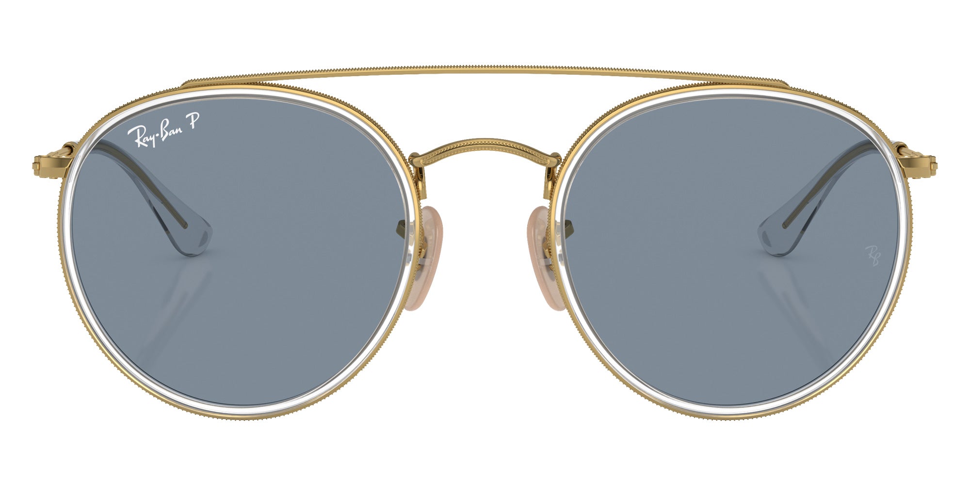 Ray-Ban RB3647N Round Double Bridge 001/02 51 - Arista Gold #id:rb3647n00102_s:100100