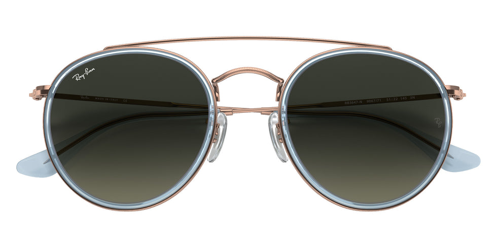 Ray-Ban RB3647N Round Double Bridge 906771 51 - Copper #id:rb3647n906771_s:102125