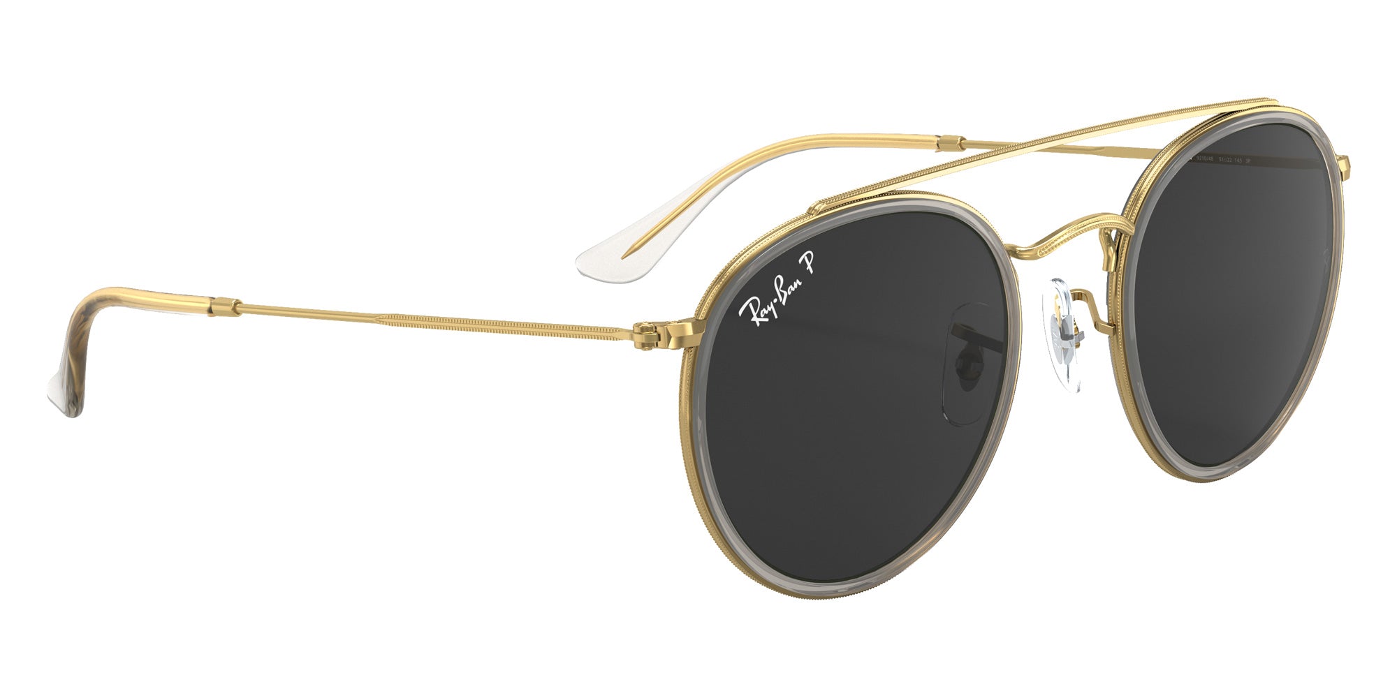 Ray-Ban RB3647N Round Double Bridge 921048 51 - Gold #id:rb3647n921048_s:104120