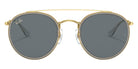 Ray-Ban RB3647N Round Double Bridge Legend Gold 9210R5 51 - Gold #id:rb3647n9210r5_s:100100