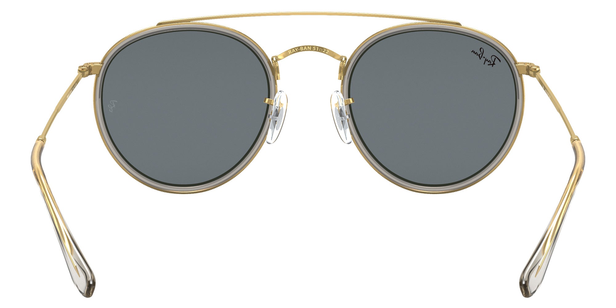 Ray-Ban RB3647N Round Double Bridge Legend Gold 9210R5 51 - Gold #id:rb3647n9210r5_s:100115