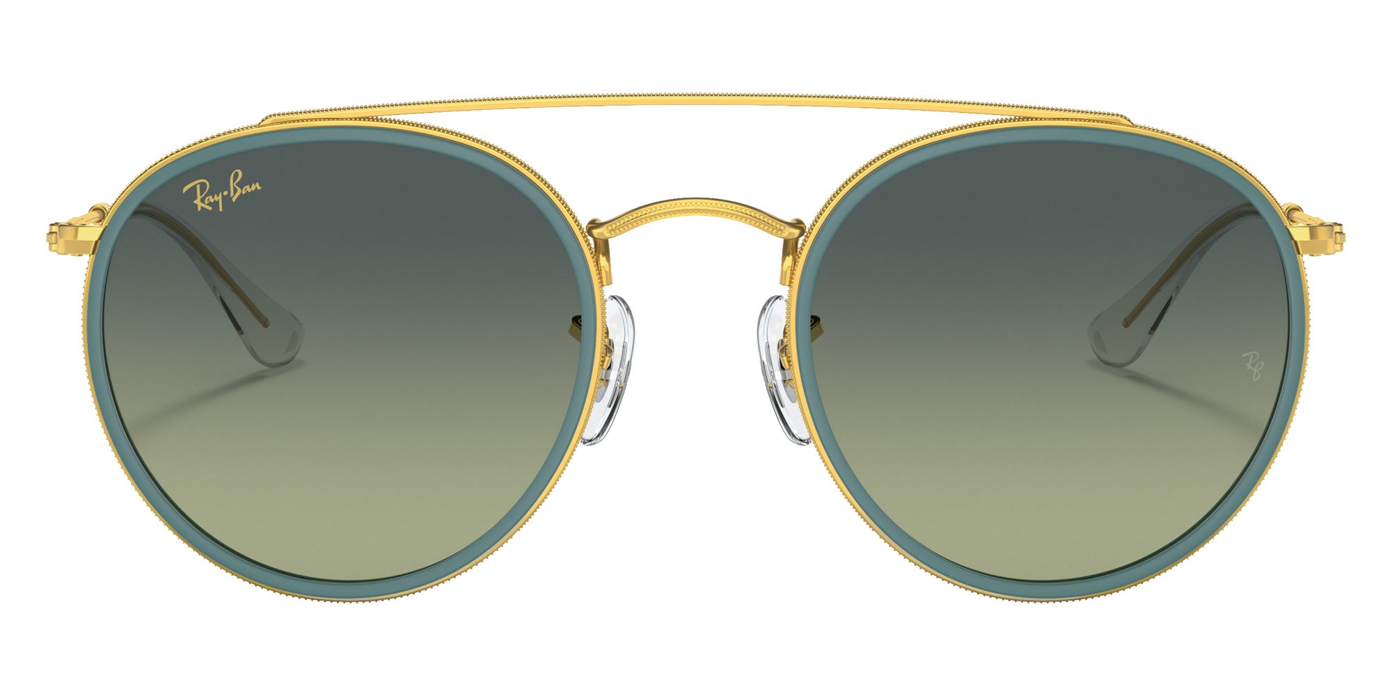 Ray-Ban RB3647N Round Double Bridge 9235BH 51 - Gold #id:rb3647n9235bh_s:106100