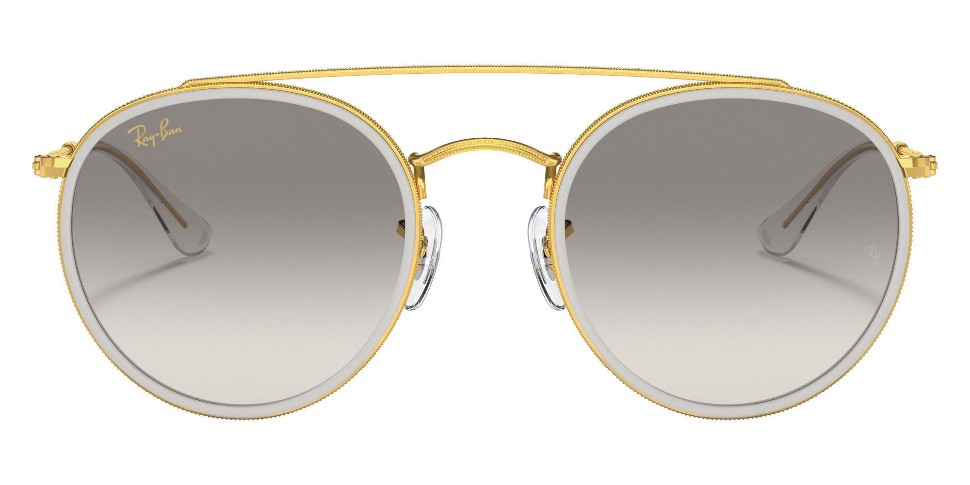Ray-Ban RB3647N Round Double Bridge 923632 51 - Gold #id:rb3647n923632_s:100100