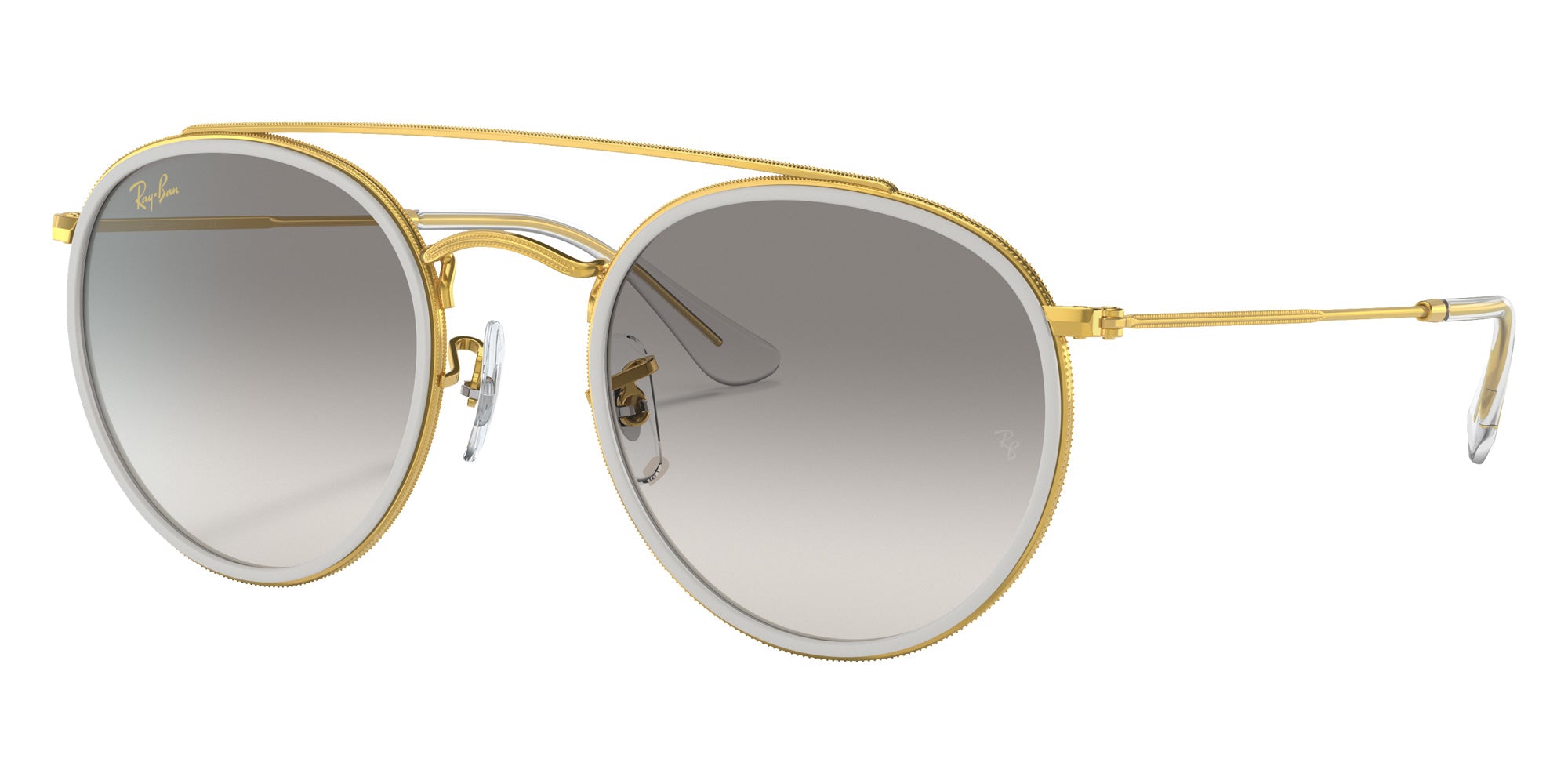 Ray-Ban RB3647N Round Double Bridge 923632 51 - Gold #id:rb3647n923632_s:100105