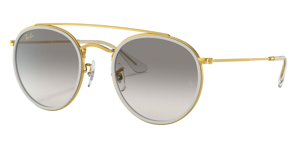 Ray-Ban RB3647N Round Double Bridge 923632 51 - Gold #id:rb3647n923632_s:100105