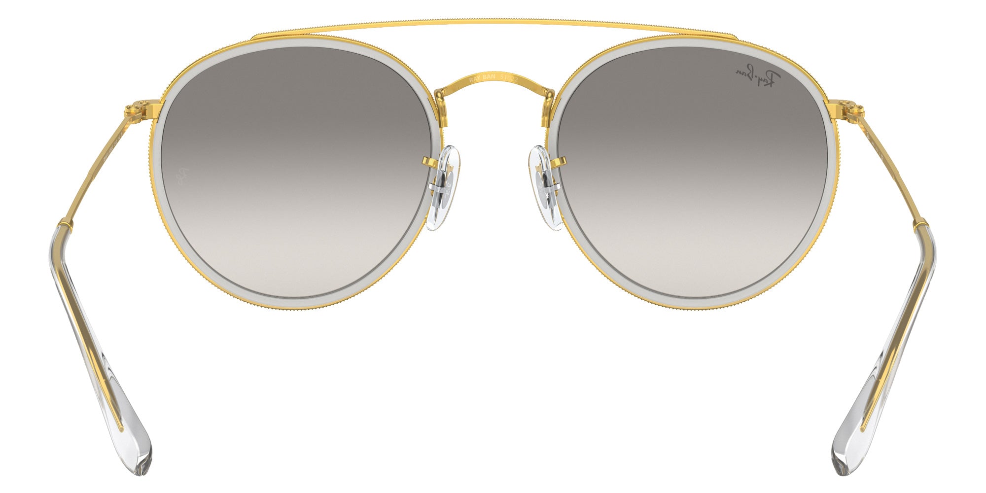 Ray-Ban RB3647N Round Double Bridge 923632 51 - Gold #id:rb3647n923632_s:100115