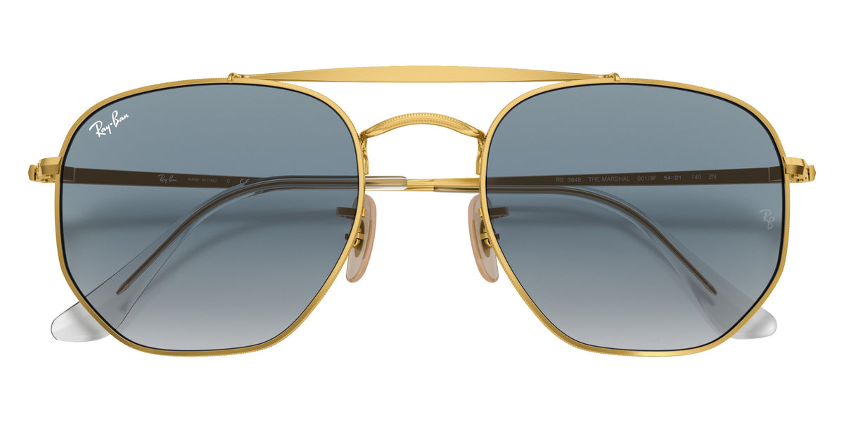Ray-Ban RB3648 Marshal 001/3F 54 - Arista Gold / Light Blue #id:rb36480013f_s:100125