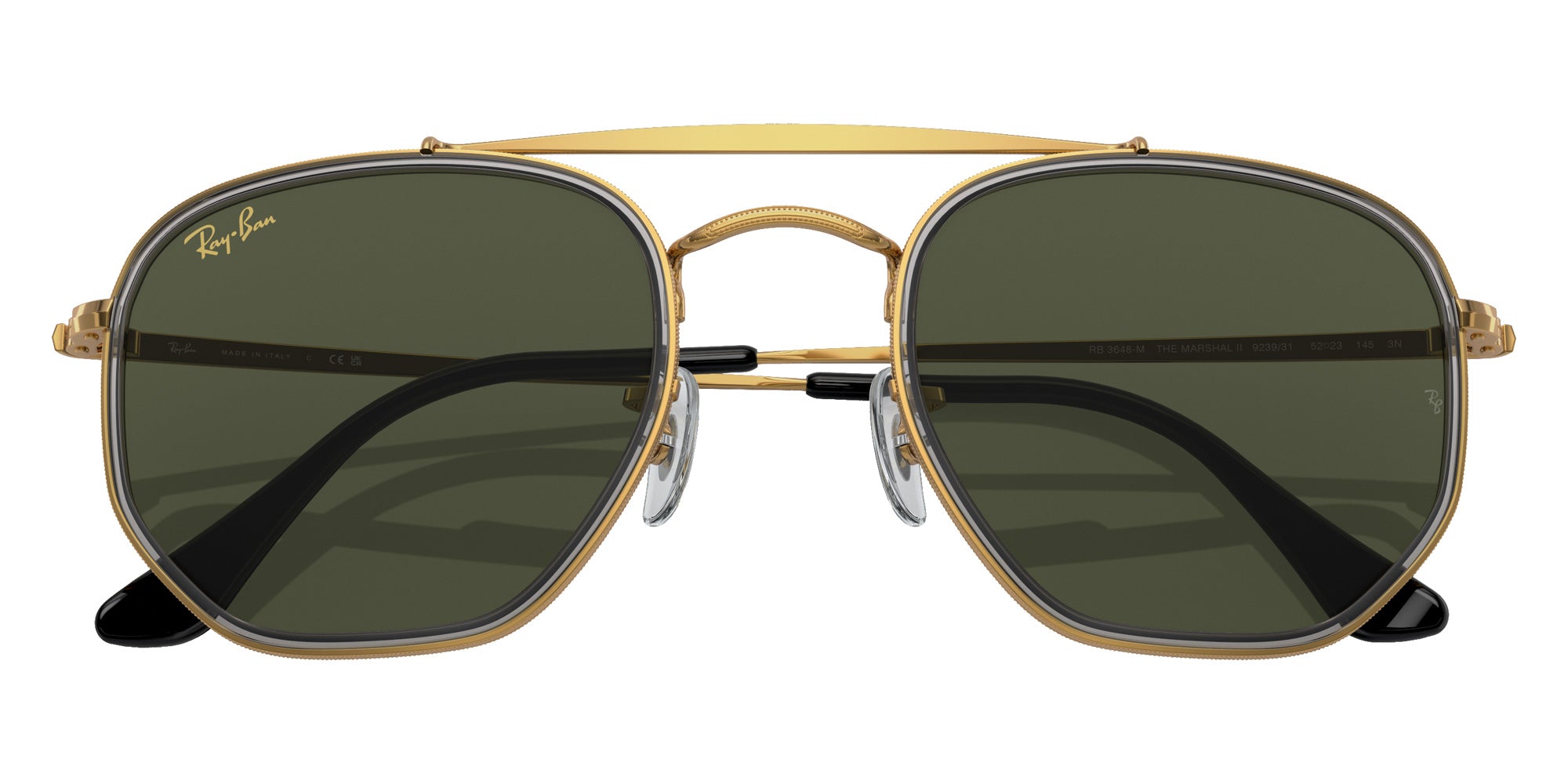 Ray-Ban RB3648M Marshal II 923931 52 - Gold / Green #id:rb3648m923931_s:100120