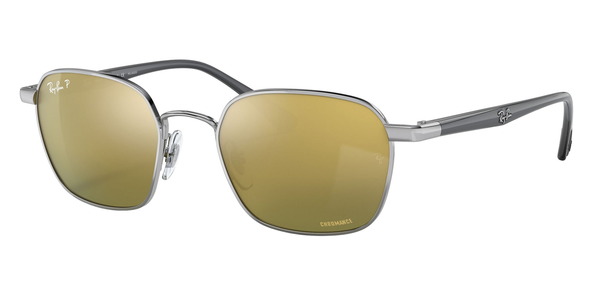 Ray-Ban RB3664CH 003/6O 50 - Silver / Green Polarized+ Mirrored #id:rb3664ch0036o_s:100105