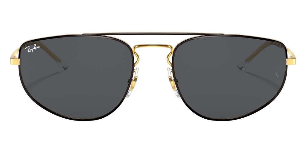 Ray-Ban RB3668 905487 55 - Black On Gold / Dark Gray #id:rb3668905487_s:100100