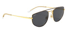Ray-Ban RB3668 905487 55 - Black On Gold / Dark Gray #id:rb3668905487_s:100120