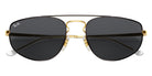 Ray-Ban RB3668 905487 55 - Black On Gold / Dark Gray #id:rb3668905487_s:100125